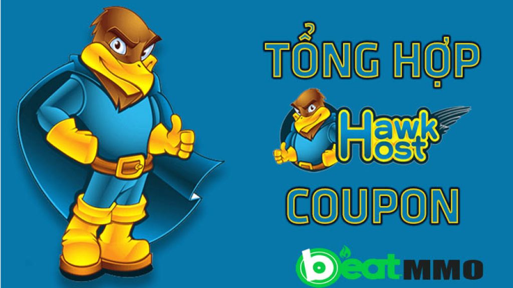 Hawk Host Coupon – Coupon hấp dẫn giảm tới 40% Hosting và coupon trọn đời 30%